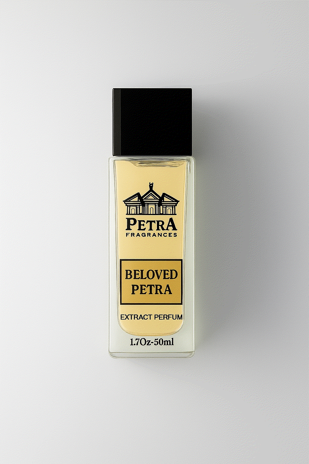Beloved Petra women's perfume bottle with earthy and floral scent notes in 50ml packaging
