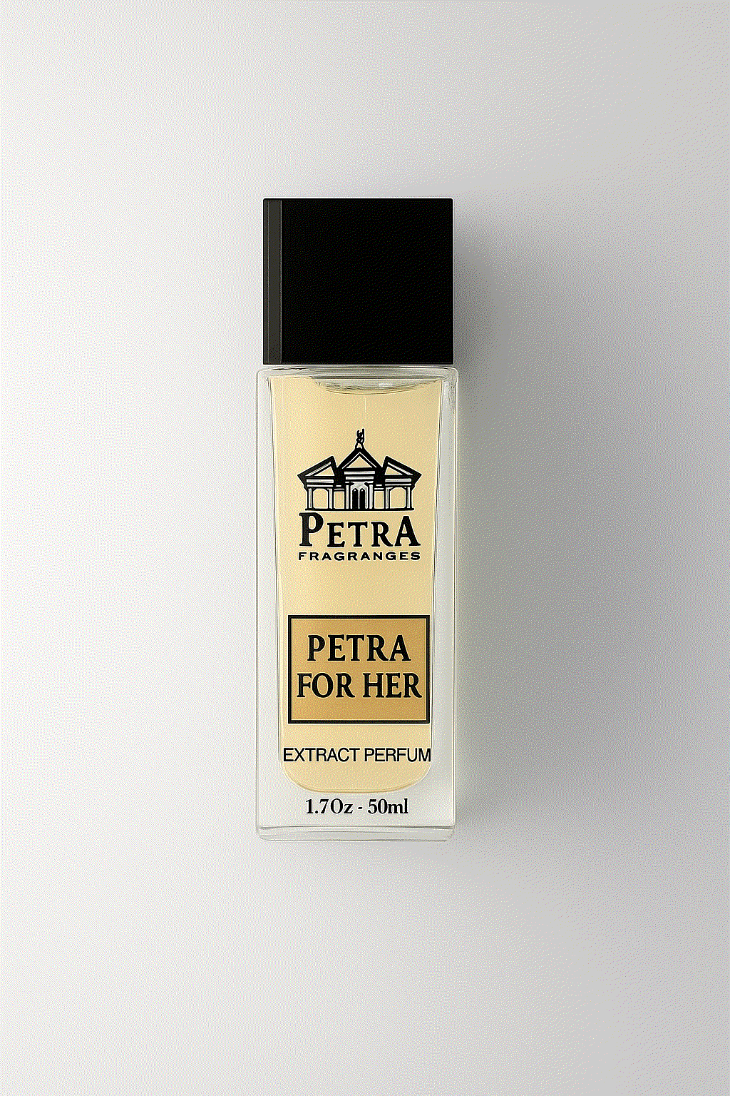 PETRA FOR HER perfume bottle, 50ml extract parfum with citrus, sea breeze, musk notes inspired by Creed Millésime Impérial, elegant and fresh fragrance for women.